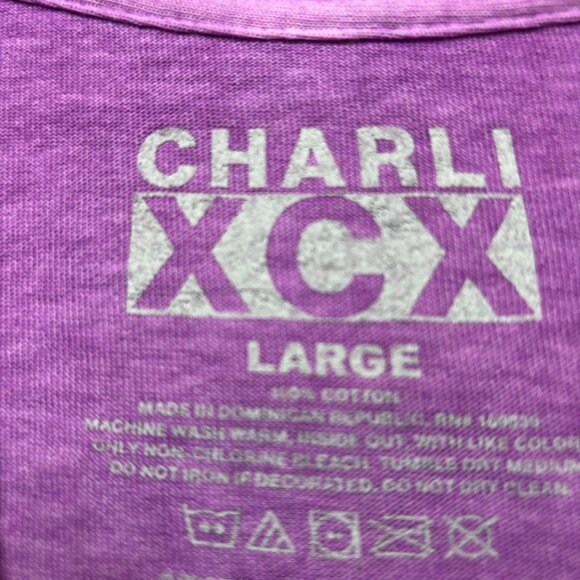 CharliXCX Everything Is Romantic Lyric brat Album EDM Tee L - Picture 4 of 4